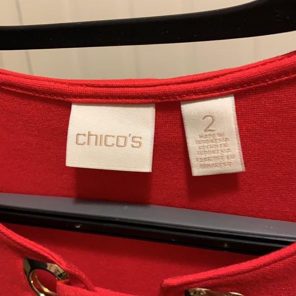 Red Chico’s tunic - Picture 2 of 3